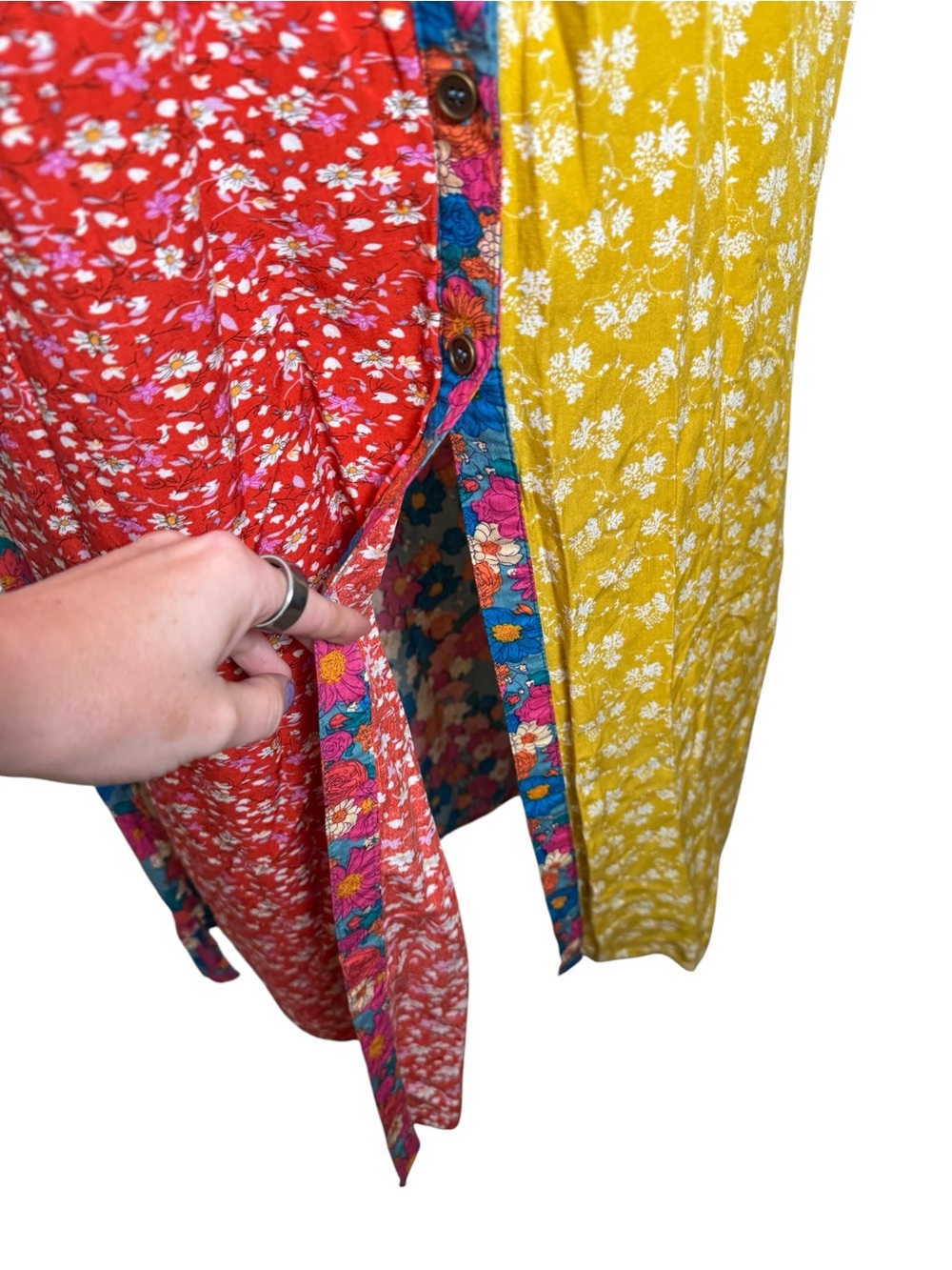Natural Life Esme Floral Button Down Shirt Dress - Picture 5 of 9